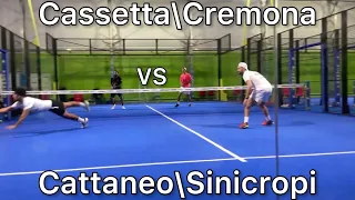 CassettaCremona vs CattaneoSinicropi 7-6 6-3 - SemiFinal Campionati Italiani Assoluti Padel 2022