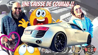 PLUS DE 750 CHEVAUX DANS CETTE AUDI R8 BI-TURBO : ELLE EST MONSTRUEUSE !!!