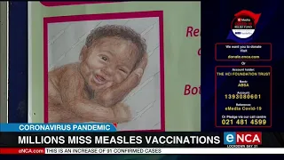 Millions miss measles vaccinations