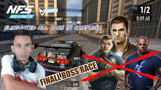 FIGHT ALL BOSS Need for Speed™ No Limits UNTIL THE FINISH