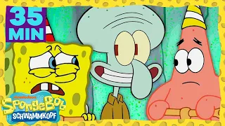 SpongeBob |  35 Minuten, in denen Thaddäus das NETTESTE Wesen der Welt ist | SpongeBob Schwammkopf