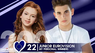 My Junior Eurovision winners | 20 years JESC