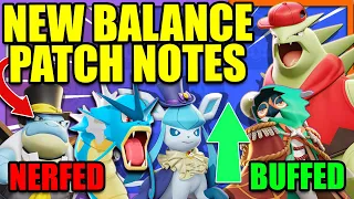 BLASTOISE NERFED!! New Balance Patch Notes | Pokemon Unite