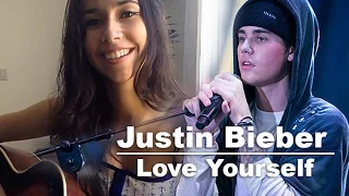 СМОТРЕТЬ ВСЕМ!!! Красивая девушка исполнила песню Justin Bieber "Love Yourself" | HD