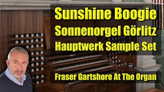 Sunshine Boogie On A Church Organ | 12-Key Boogie Woogie | Hauptwerk Sonnenorgel Görlitz