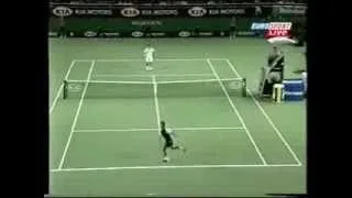 Pete Sampras great shots selection against Nicolas Escude (Australian Open 2002 3R) - part 1