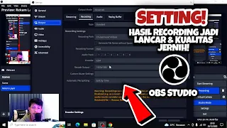 How to set OBS for recording so that it doesn't lag & break