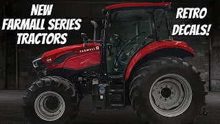 LIMITED TIME  RETRO DECALS — 3 NEW Case IH Farmall Series Tractors