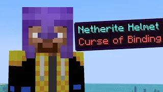 Getting a really crappy netherite helmet. that's it lol