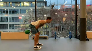 Kettlebell Swing 1/2 Bent Arm