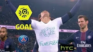 Goal Edinson CAVANI (66' pen) / Paris Saint-Germain - Angers SCO (2-0)/ 2016-17