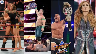 WWE Summerslam 21 August 2021 Highlights, Cena Defeat Roman, Goldberg New Champ, Brock Return, RKBro