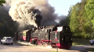 Die HSB im Herbst, Harzer Schmalspurbahn