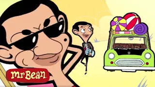 Busy Beach Bean | Mr Bean Cartoon Season 1 | Funny Clips | Mr Bean Cartoon World