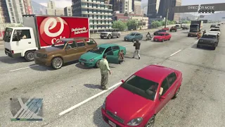 GTA V 36 minute car explosion