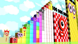 Looking for Numberblocks Puzzle Step Squad 1 to 300,000 to 300,000,000 MILLION BIGGEST!