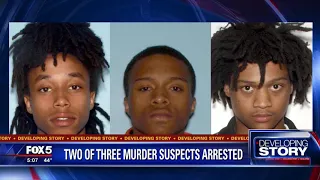 Two of three murder suspects arrested