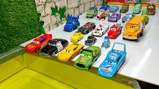 Looking for Disney Pixar Cars On The Rocky Road : Lightning Mcqueen, Cruz, Storm, Mater, Francesco