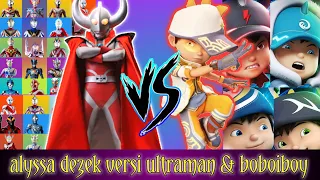 🎤 alyssa dezek versi ultraman vs boboiboy | parodi untukmu inspirasiku kine tv