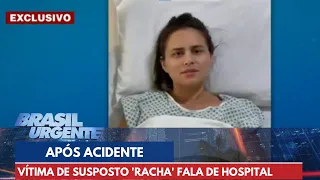 Vítima de 'racha' em Alphaville fala de hospital após acidente | Brasil Urgente