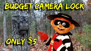 Budget trail camera lock; don't let your trail camera get stolen