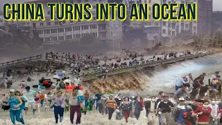 China Turns Into An Ocean! Huge Flood Washed Away Thousands Of People | China Flood 2023