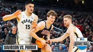 Davidson at Purdue | Highlights | Big Ten Men's Basketball | Dec. 17, 2022