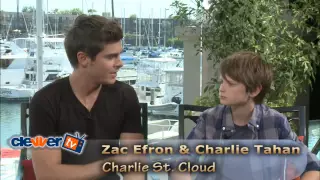 Zac Efron & Charlie Tahan Interview - Charlie St. Cloud