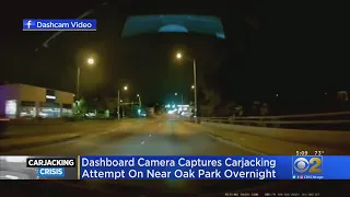 VIDEO: Driver In Oak Park Escapes Attempted Carjacking