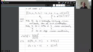 Topics in Combinatorics lecture 9.3 --- Using entropy to count paths of length 3