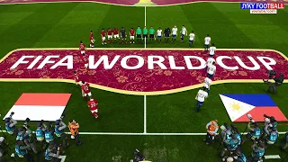 PES 2021 - Indonesia vs Philippines - FIFA World Cup 2022 - Full Match - All Goals HD - Gameplay PC