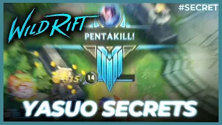 Fastest Yasuo Player Secret & Tips Fast Dash Training | Wild Rift - yrslma