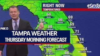 Tampa weather | Thursday morning forecast