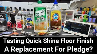 Testing Quick Shine Floor Finish For Plastic Models - A Replacement For Pledge?