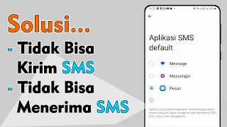 Cara Merubah Aplikasi SMS Default Di HP SAMSUNG, Tidak Bisa Kirim SMS ?