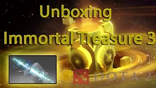 Dota 2 Unboxing Immortal Treasure 3 (Открытие иммортал сундуков III)