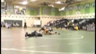 Elad Covaliu's 100th Varsity Wrestling Win (20 sec pin)