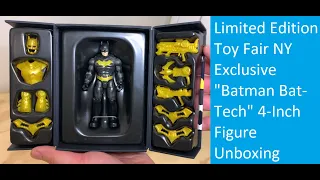 Limited Edition Toy Fair NY Exclusive "Batman Bat-Tech" Figure Unboxing