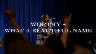 Worthy & What A Beautiful Name - Julianna Albrecht & Christ For The Nations Worship (Live)