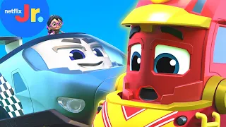 Freight Nate's Teamwork Troubles! 🚂 Mighty Express: Mighty Trains Race | Netflix Jr