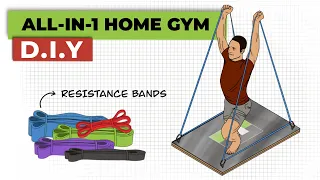 How to Build a Full Body Resistance Band Platform | DIY Gym Equipment