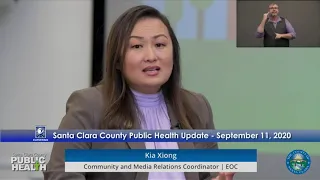 County of Santa Clara Public Health: Community Preparedness - September 11, 2020