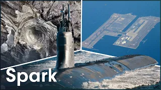 From Floating Airport, To Rare Look Inside Of A USS Nuclear Submarine | Super Structures | Spark