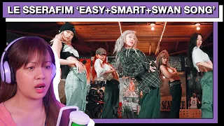Retired Dancer's Reaction— LE SSERAFIM "Easy (The Garage)", "Smart" Showcase, "Swan Song" Stage