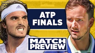 Tsitsipas vs Medvedev | Nitto ATP Finals 2022 Preview | Tennis Talk Prediction