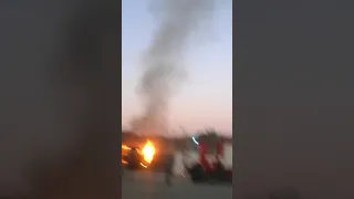 Пожар где-то в Украине.