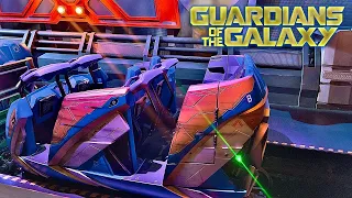 On Ride - Guardians of the Galaxy Roller Coaster POV - EPCOT