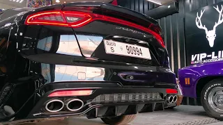 KIA Stinger in Jun BL Racing Catback Exhaust (Before and After Sound) | VIP Line Auto Accessories
