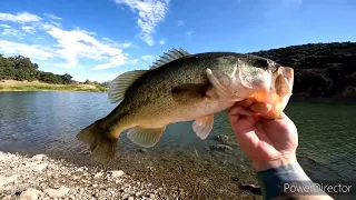 Bass fishing Coyote Reservoir