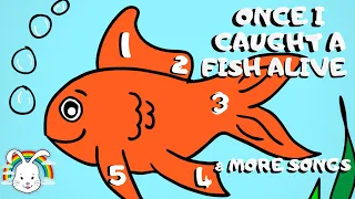 1 2 3 4 5 Once I Caught A Fish Alive Nursery Rhymes UK